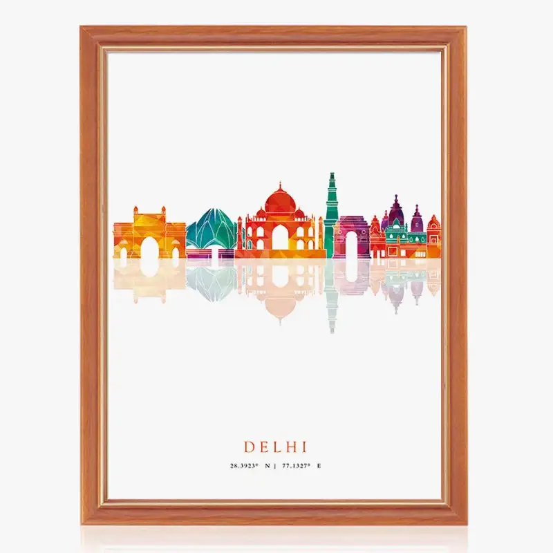 City skyline wall art posters Promotion Saisonnière