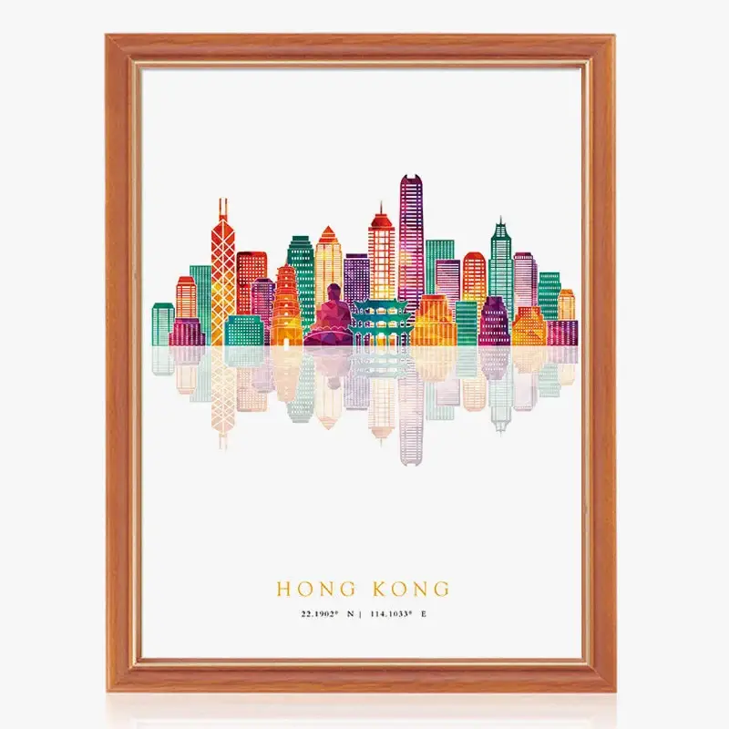 Promotion Saisonnière Skyline wall art posters paris london new york madrid