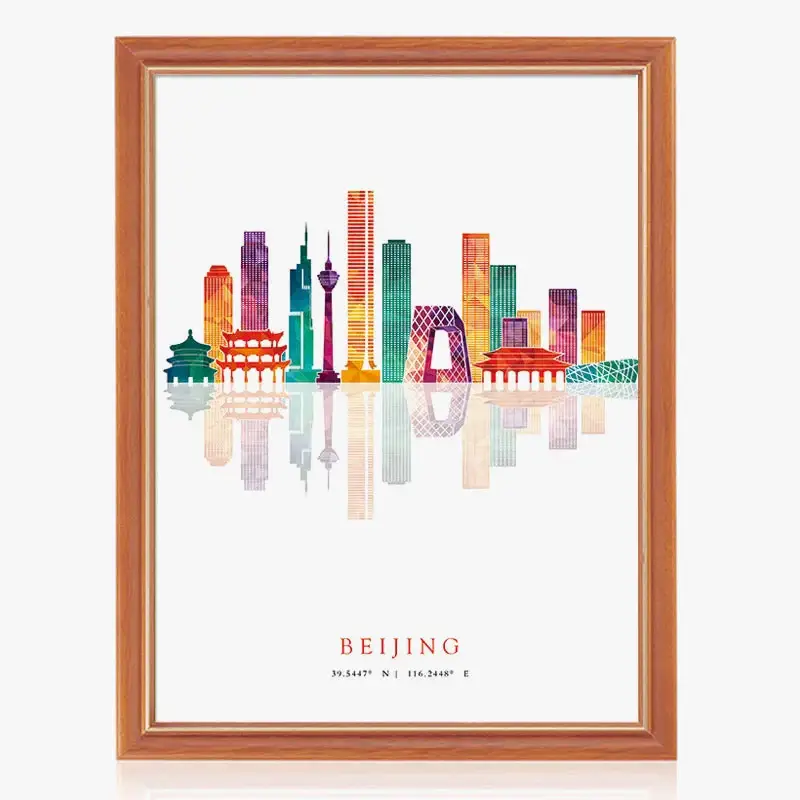 Posters and prints of famous city skylines Authentique