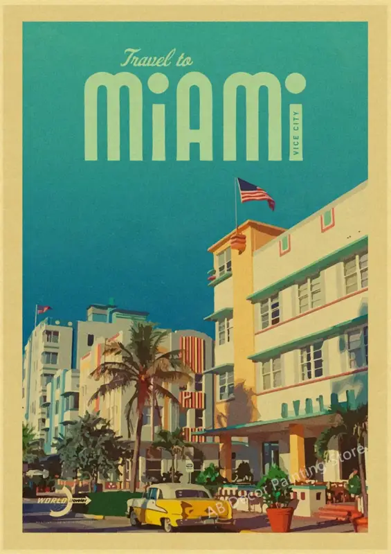 Vintage travel poster for world explorers Paiement Sécurisé