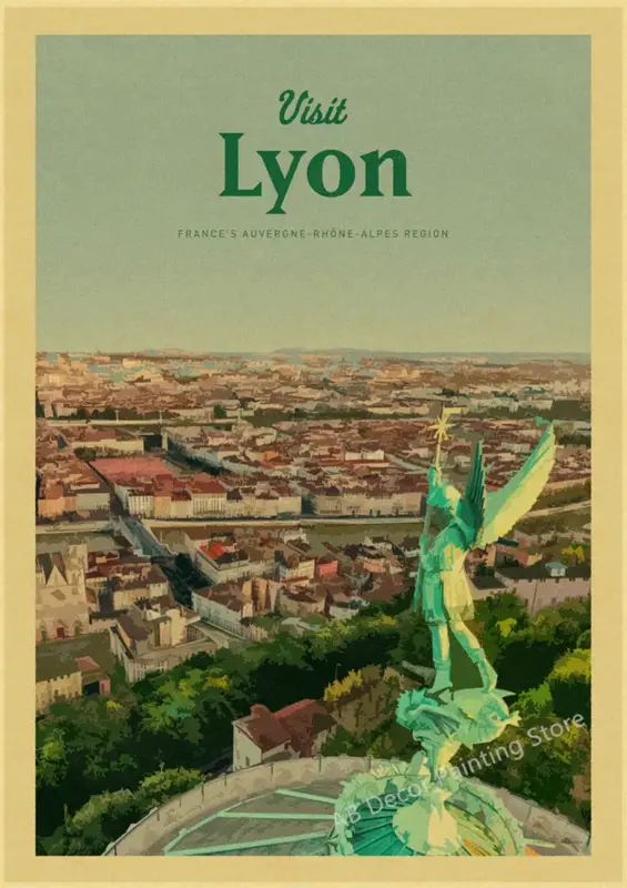 Commande En Gros Vintage travel poster for tourism enthusiasts
