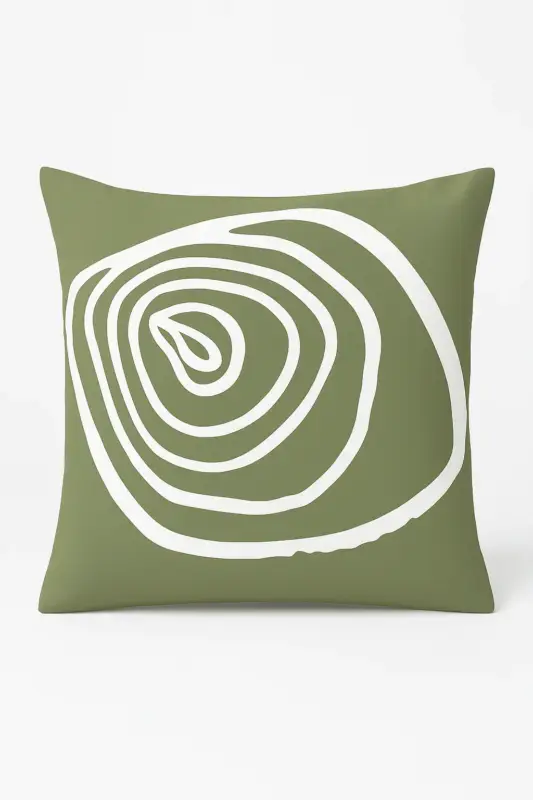 Green plant pattern cushion for stylish and cosy home decor Must-Have
