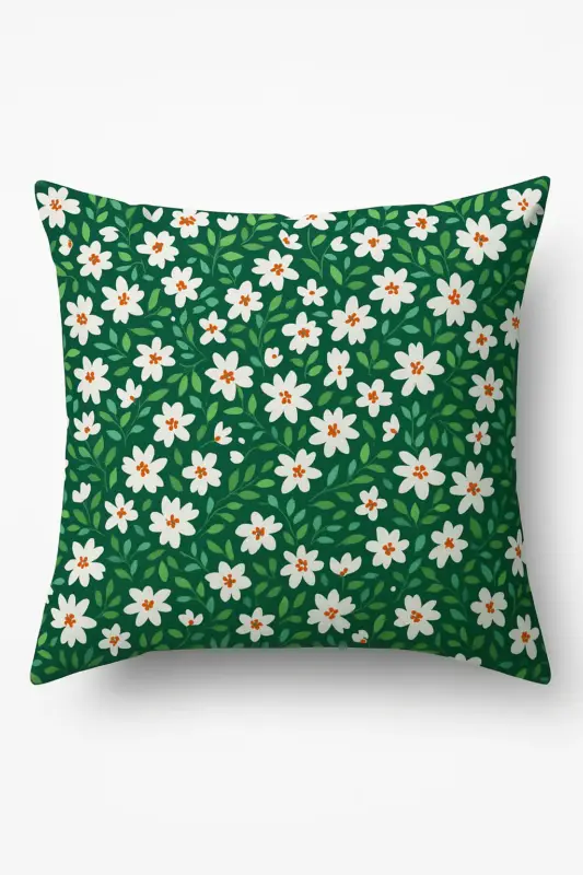 Must-Have Square cushion cover with watercolour flowers 45x45 cm decorative f...