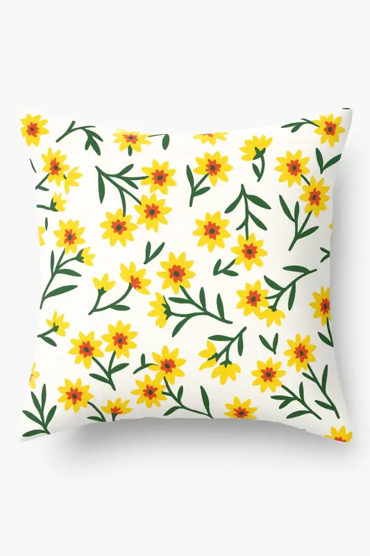 Watercolour floral square cushion cover 45x45 cm Seulement Aujourd'hui