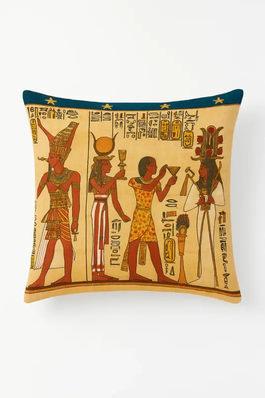 Prix Cassé Egyptian cushion cover for sofa and living room decoration