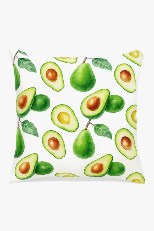 Expédié Aujourd'hui Housse de coussin décorative fruits d'été colorés pour canapé