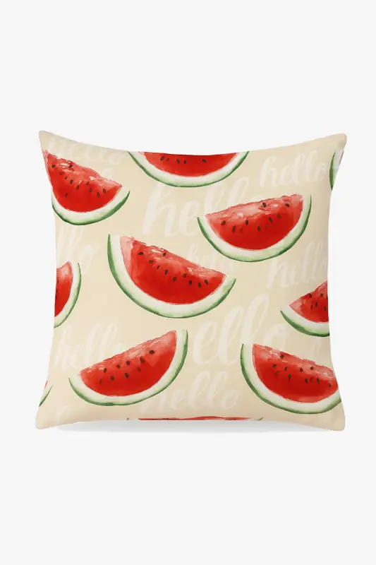 Produit De Marque Decorative cushion cover summer fruits lemon orange strawberry wate...