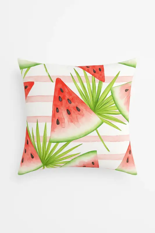 Offre Exclusive Decorative cushion cover summer fruits lemon orange strawberry wate...