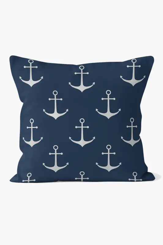 Achetez Aujourd'hui Elegant navy blue geometric cushion cover nordic style