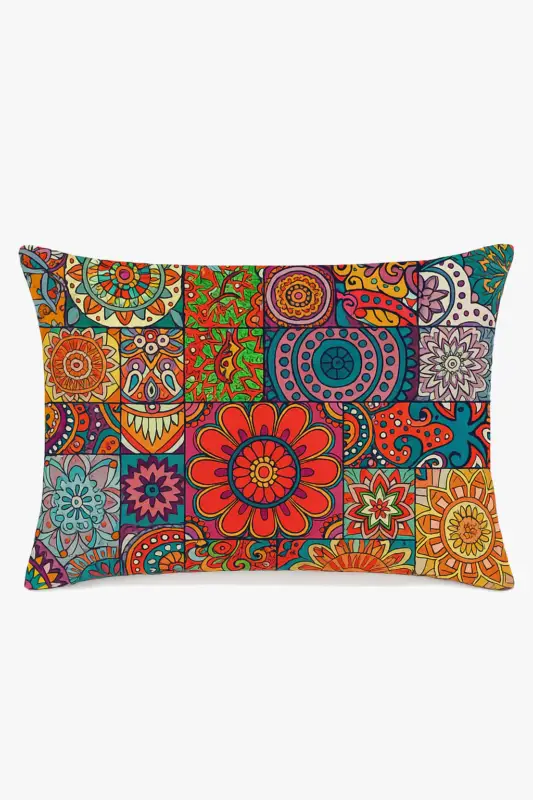 Vintage ethnic mandala decorative cushion cover Commander Maintenant