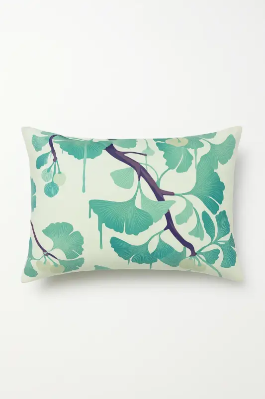 Offre Exclusive Rectangular cushion cover with tropical flowers print 30 x 50 cm