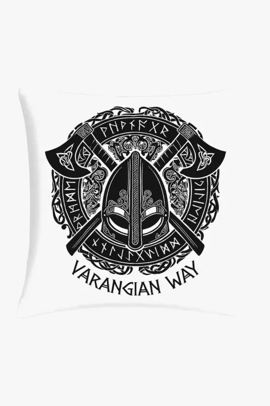 Commande En Gros Viking amulet geometric black and white cushion cover