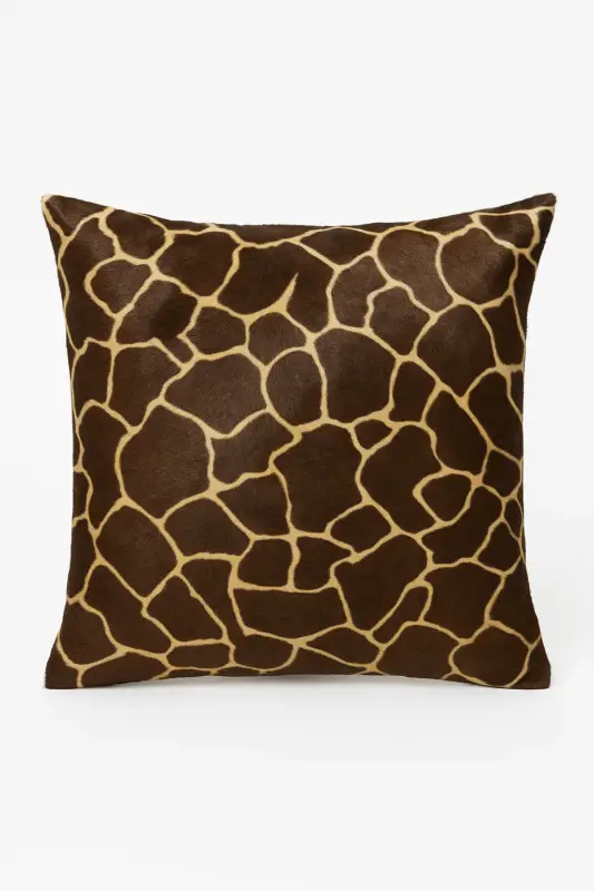 Custom soft plush leopard print cushion cover 45×45 60×60 cm Remise