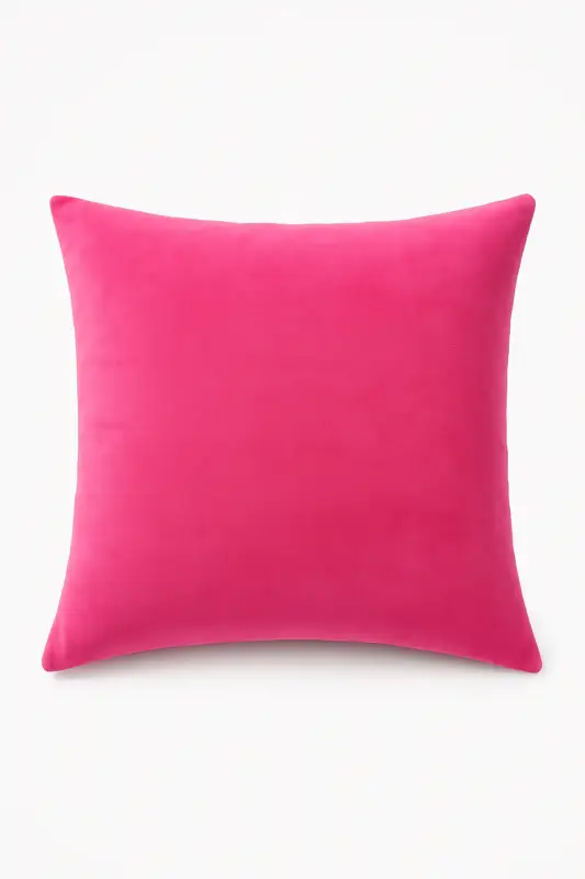 Customisable soft velvet cushion cover 25 colours Remise
