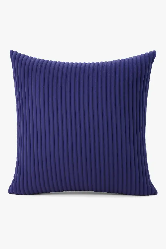 Corduroy striped cushion cover, various sizes available Prix Promo