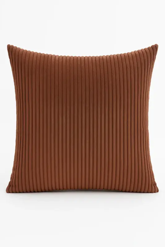 Vente Flash Large personalised corduroy striped cushion cover