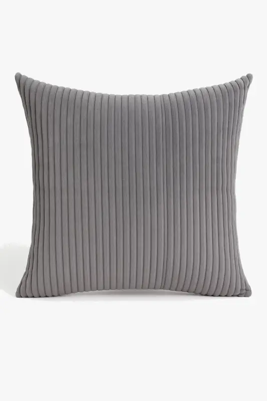 Personalised large corduroy striped cushion cover 65x65 70x70 Nouveauté