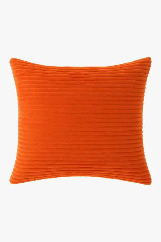 Populaire Striped corduroy cushion covers for sofa and armchair