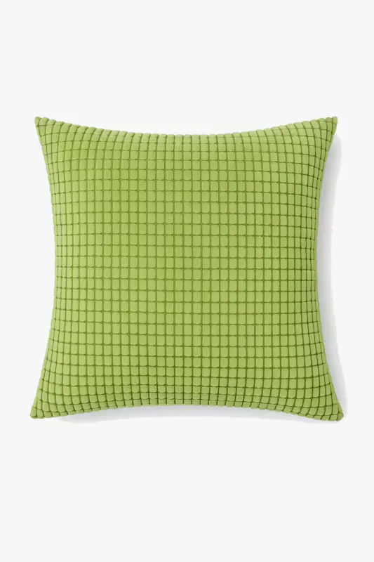 Acheter En Ligne Large corduroy cushion cover with corn grain pattern