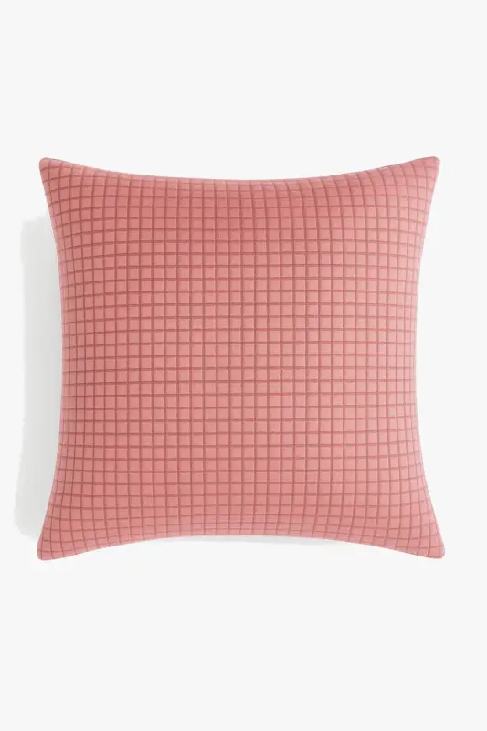 Large corduroy cushion cover with corn grain pattern Nouvelle Collection