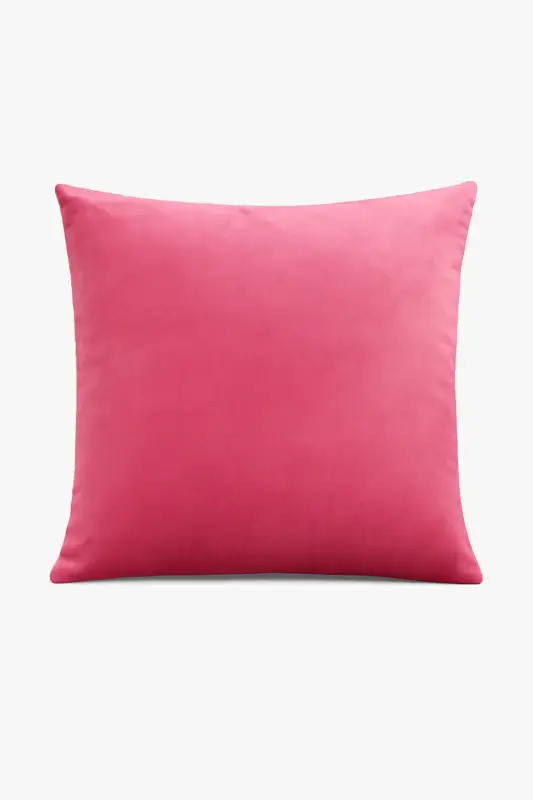 Custom velvet cushion cover solid colour decorative Prix Réduit