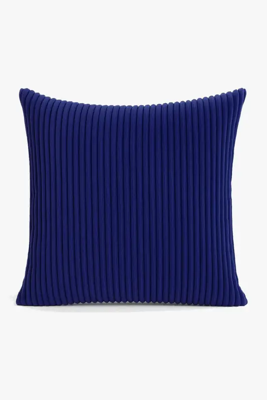 Striped corduroy cushion cover for sofa bed Prix Bas
