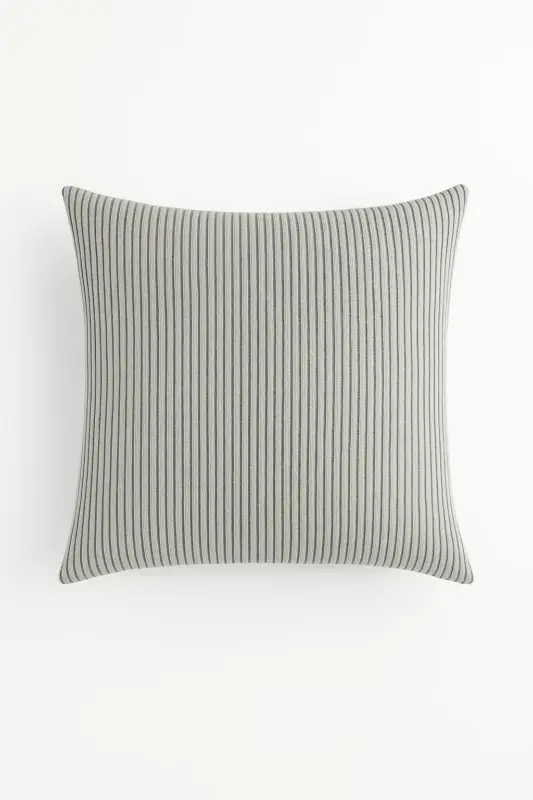 Striped corduroy cushion cover for sofa bed Super Prix