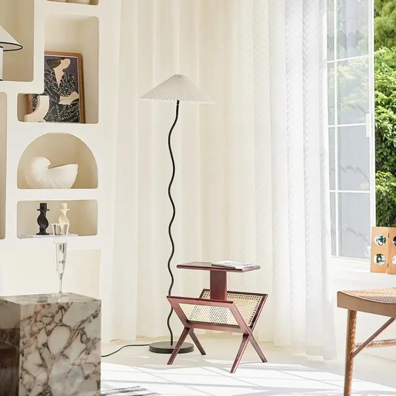 Offre Exclusive Lightweight japanese style sheer curtain for living room or bedroom