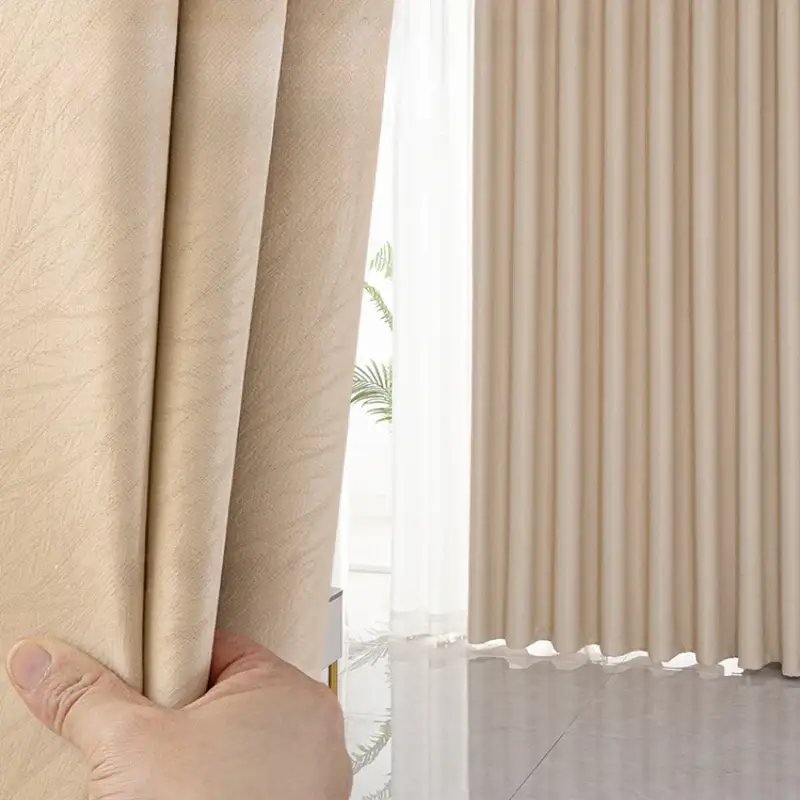 Lightweight blackout curtain with modern floral pattern for living ... Haute Qualité