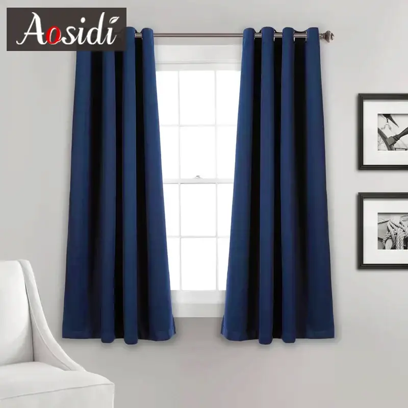 Modern blackout short curtain for kitchen, bedroom, and living room Commander Vite