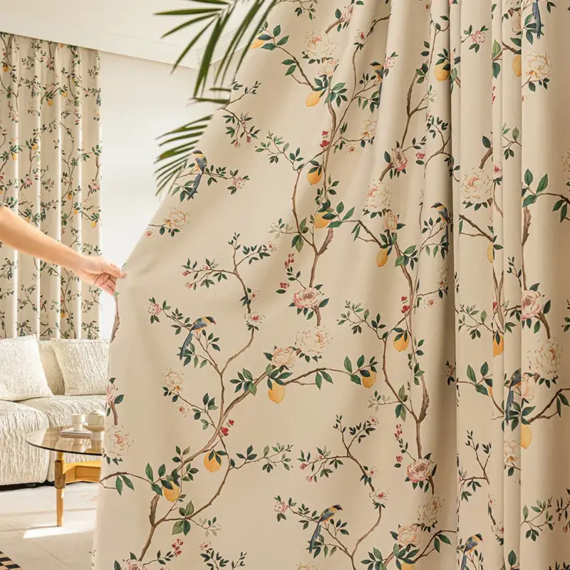 Must-Have Lemon pattern blackout curtain for kitchen, living room and bedroom
