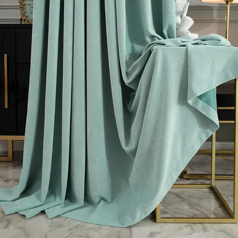 Commander Vite Thick blackout chenille velvet curtain modern style