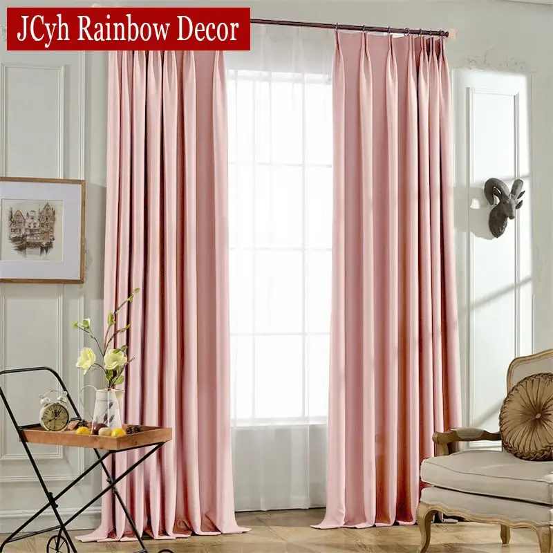 Nouvelle Collection Modern thick blackout curtain thermal insulation for living room an...