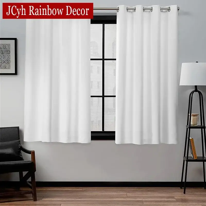 Modern short blackout curtain for kitchen living room bedroom Dernière Chance