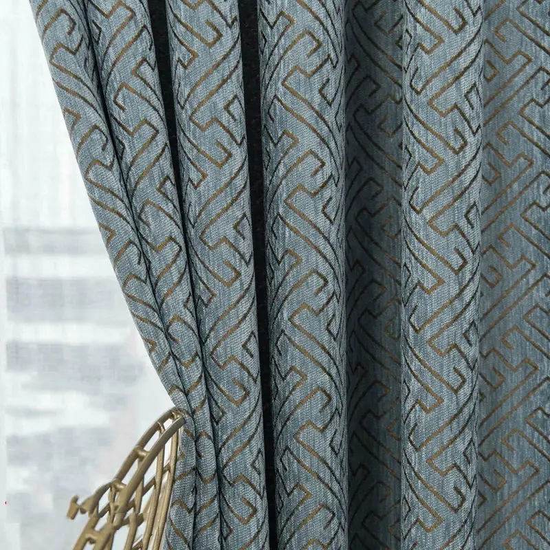Solde Rideau occultant motif géométrique style moderne sur mesure