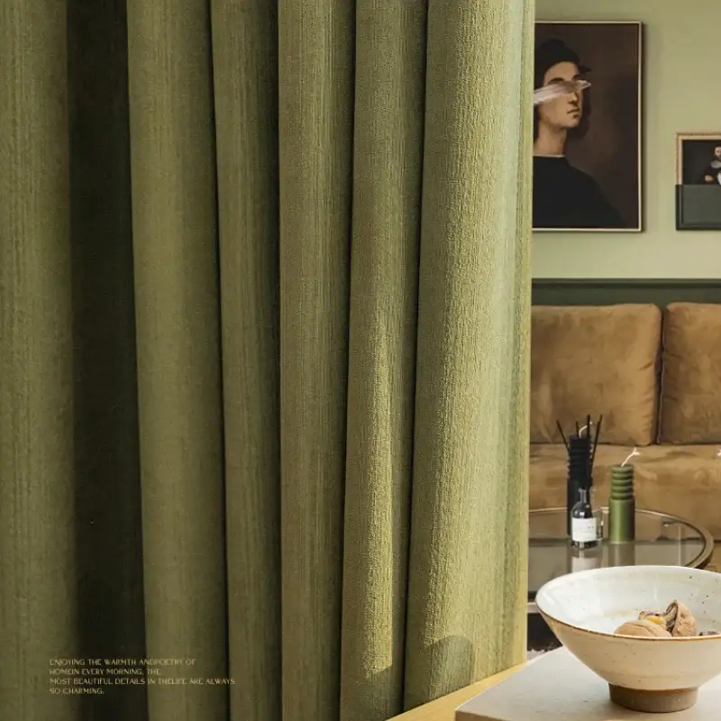 Bon Marché Modern american style blackout curtain for living room and bedroom ...