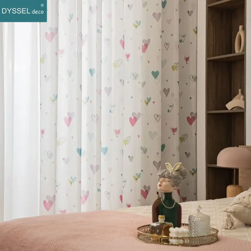 European style children's voile curtain with adorable pattern f... Affaire À Saisir