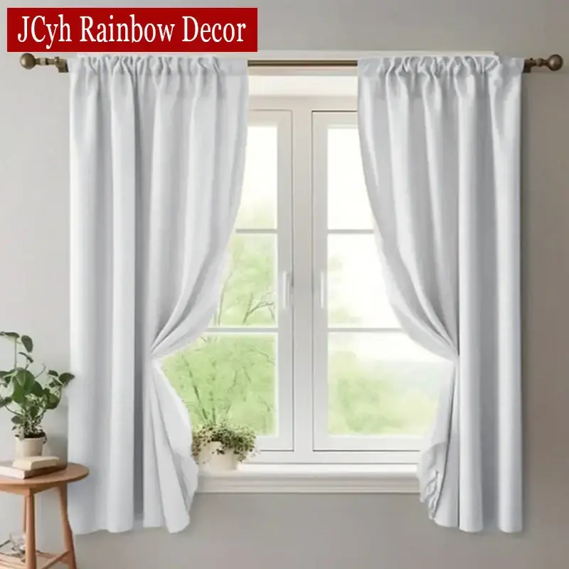 Modern textured semi blackout curtain for living room and bedroom Commander Maintenant