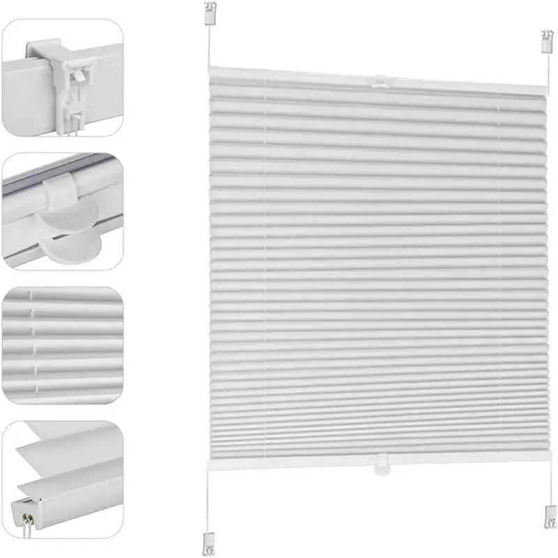Super Prix Modern pleated blackout blind for window, bedroom and office