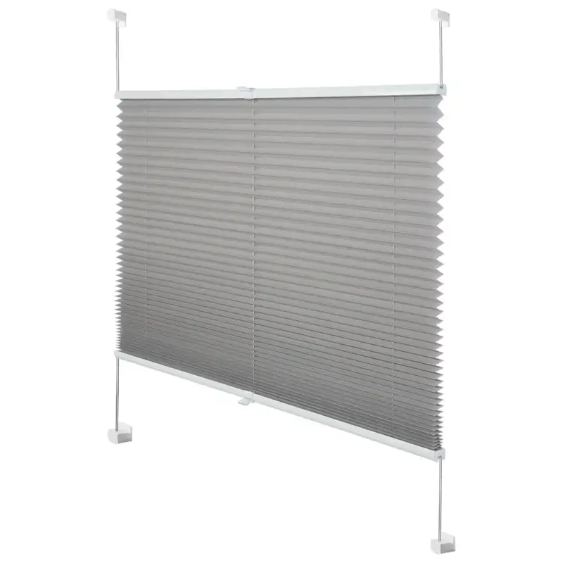 Easyfix blackout pleated blind for window, no drilling required Pas Cher