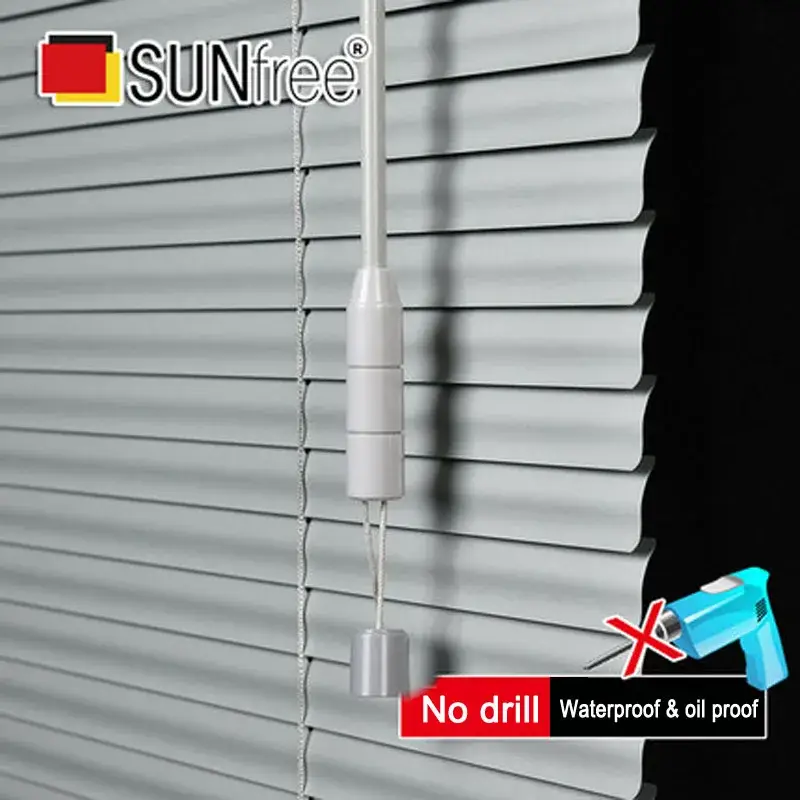 Made-to-measure blackout aluminium venetian blind no-drill installa... Meilleur Prix