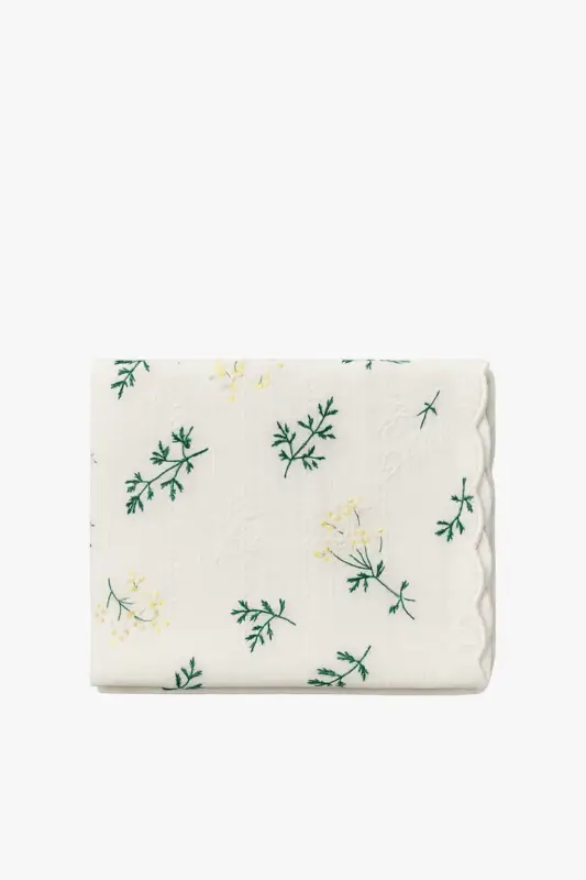 Cotton tablecloth with daisy pattern korean style dining table Pas Cher