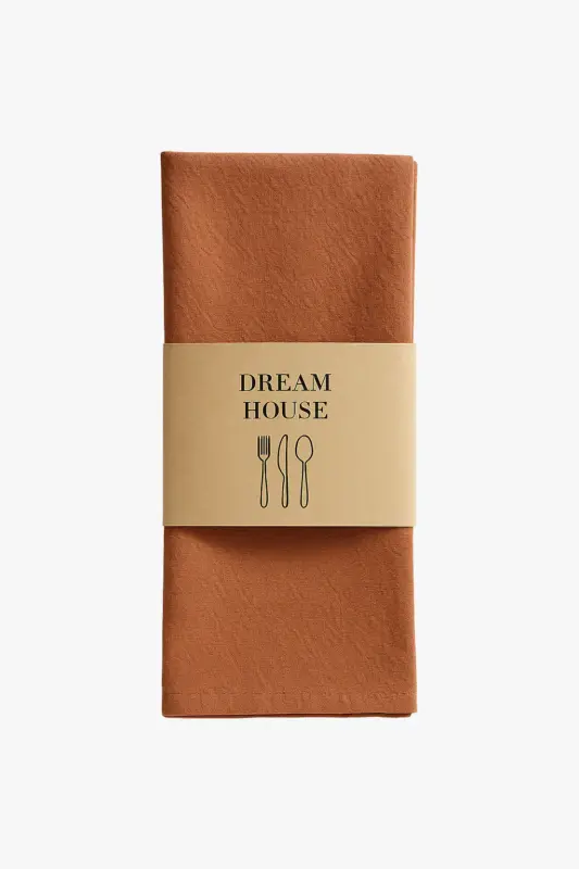 Thick cotton linen placemat modern style Marque