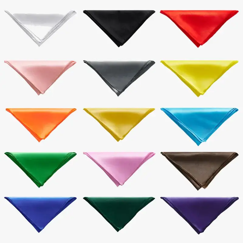 Offre Spéciale Satin table napkin set for wedding and party decor