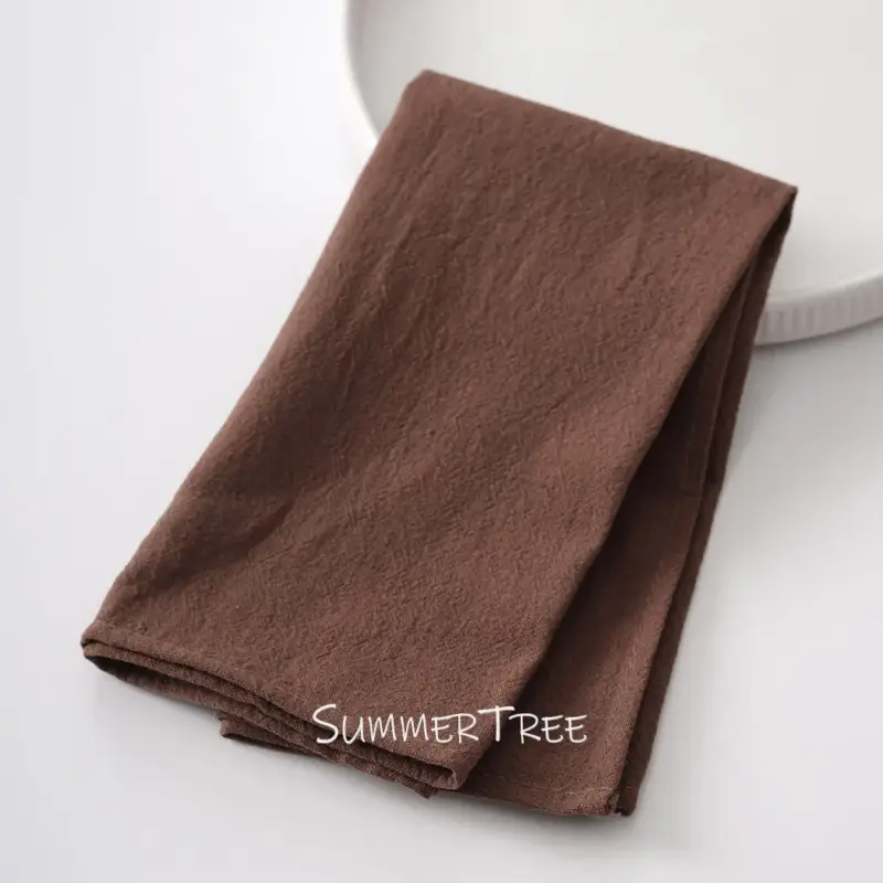 Usine Directe Vintage washed cotton table napkin