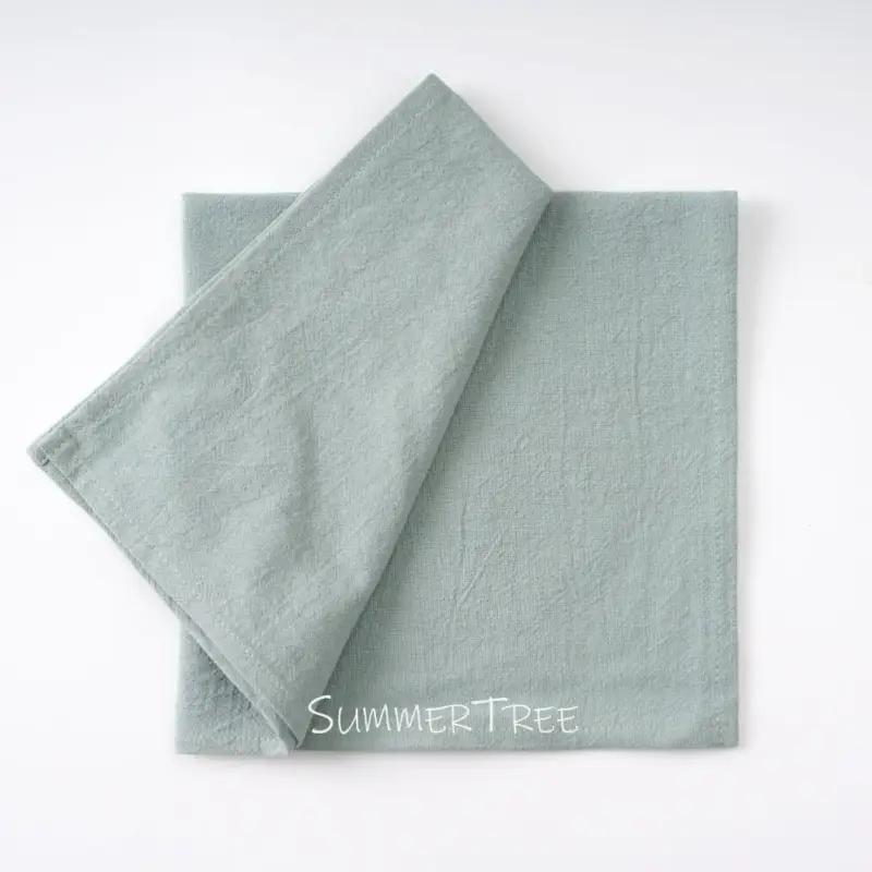 Meilleur Prix Set of 24 cotton table napkins mediterranean style