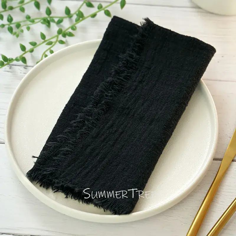 Meilleur Choix Set of 12 vintage cotton gauze napkins