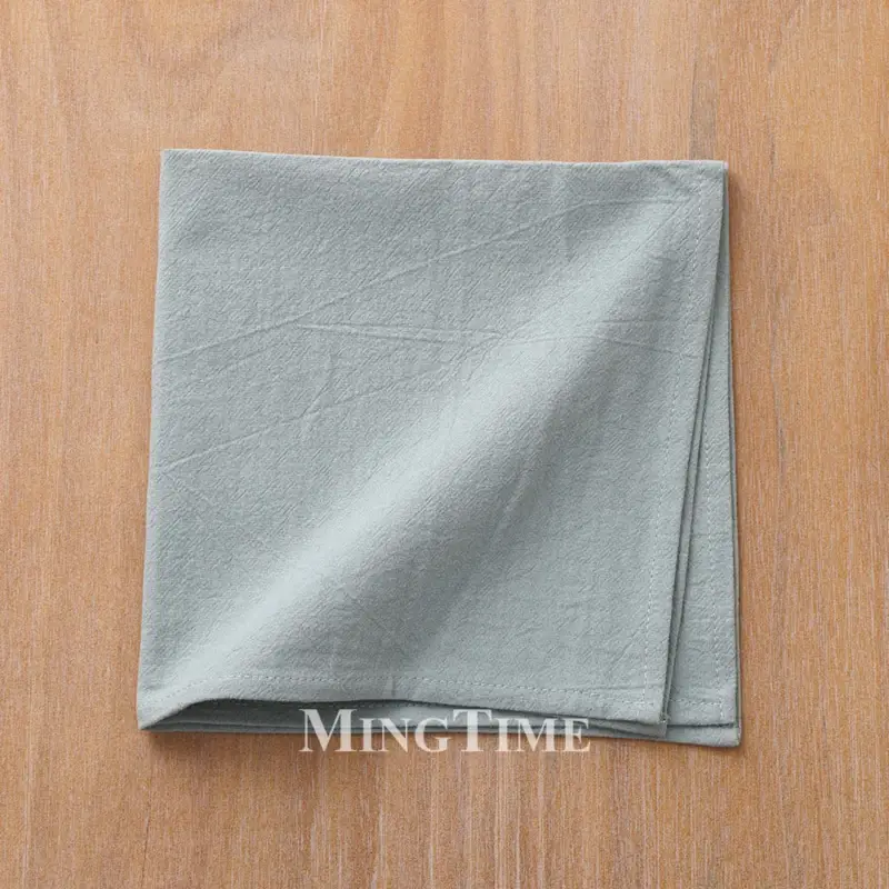 Soft washed cotton table napkin classic style Seulement Aujourd'hui