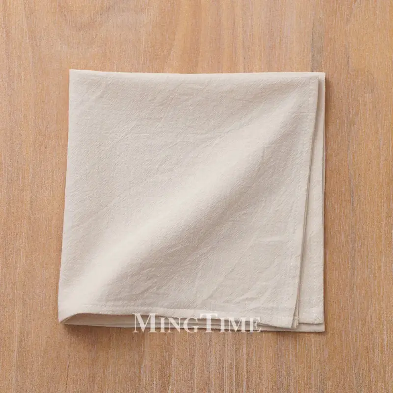 Dernier Modèle Reusable classic style washed cotton table napkin