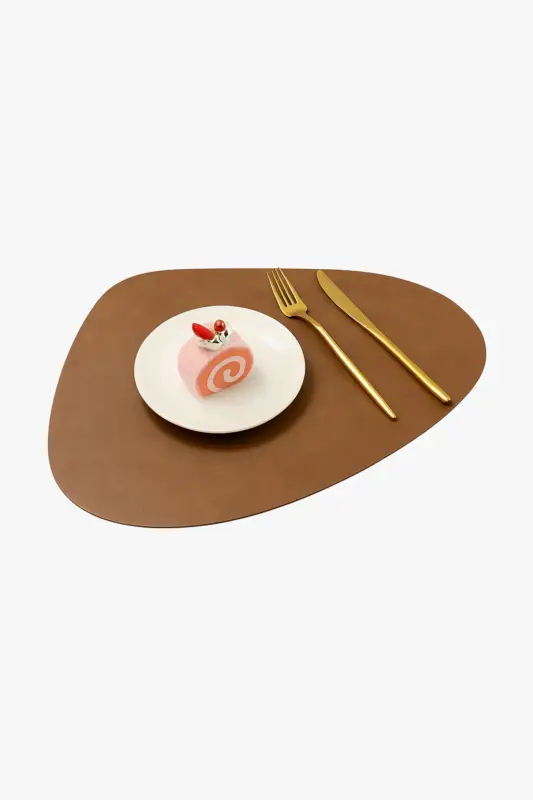 Authentique Waterproof pu leather placemat, easy to clean